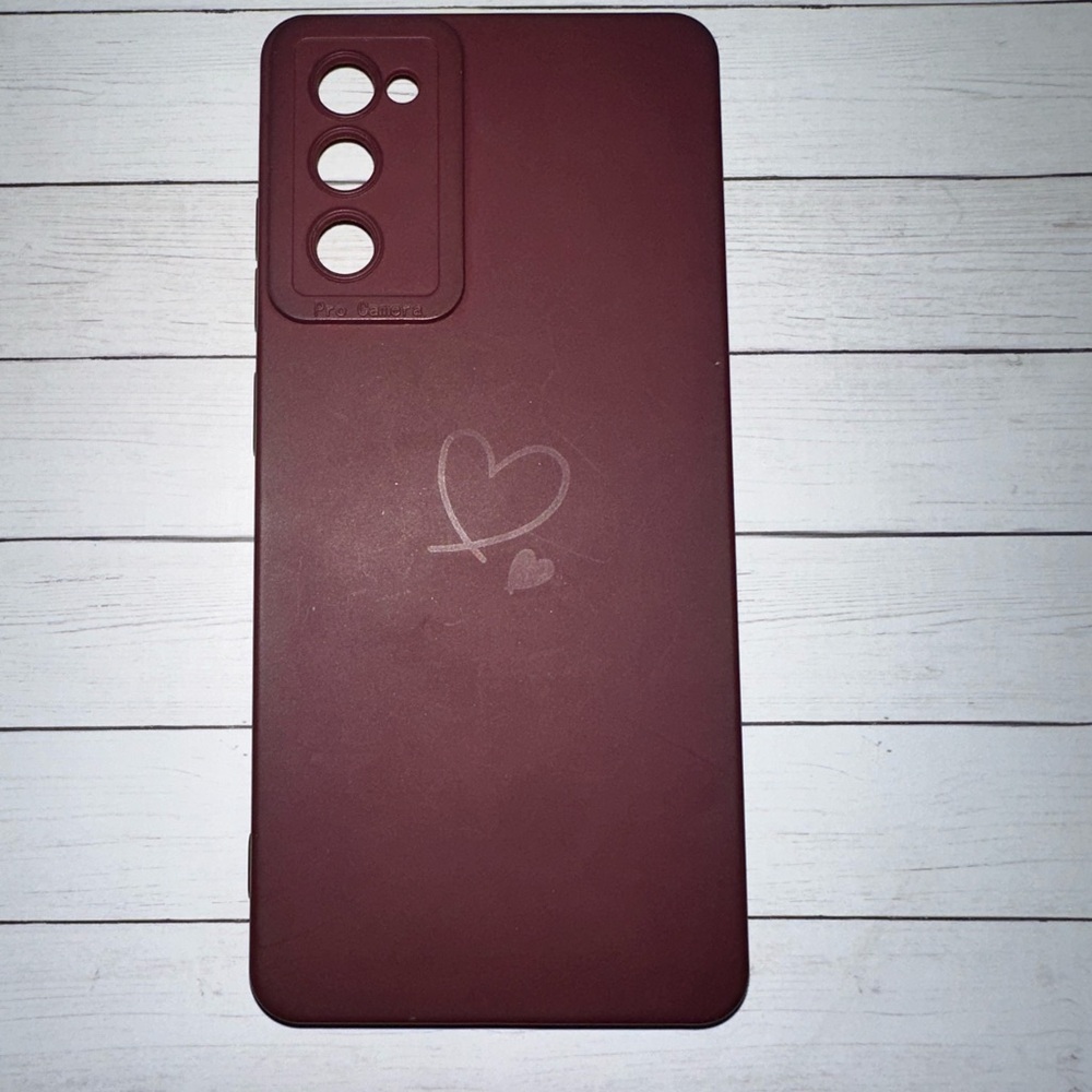 Source Unknown Maroon Phone Case